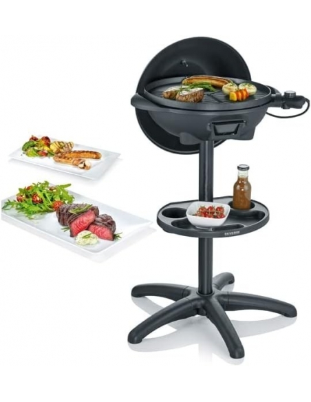 SEVERIN PG 8541 - Barbecue/da pavimento (2.000 W, superficie grill, diametro 41