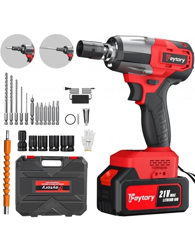 FEYTORY 21V Avvitatore a Impulsi Brushless,...