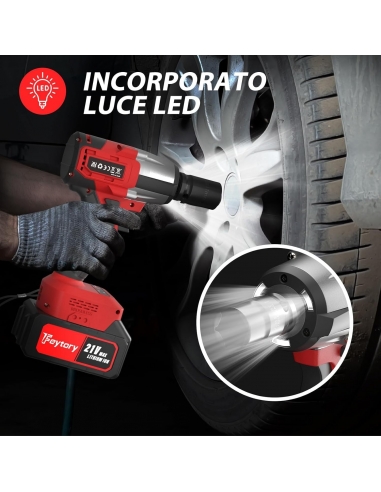FEYTORY 21V Avvitatore a Impulsi Brushless,...