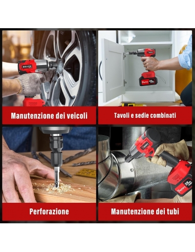 FEYTORY 21V Avvitatore a Impulsi Brushless,...