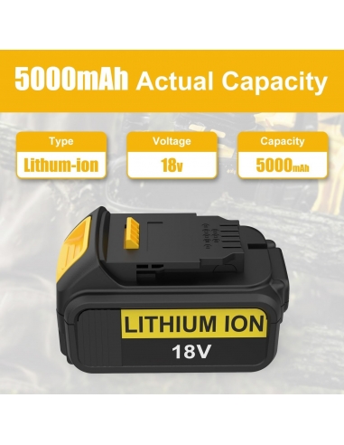 Energup DCB118 18V 5000mAh Batteria con...