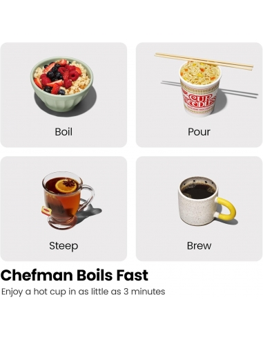 CHEFMAN CUSTOM-TEMP Bollitore elettrico in...