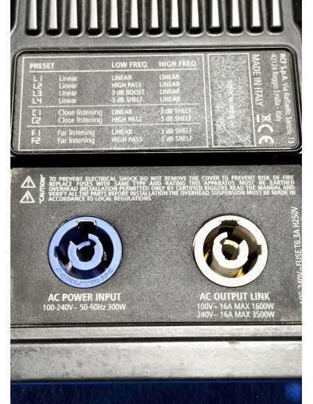 RCF HDM 45-A Amplificatore completo  2200W Biamplificato 133 dB