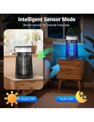 BUG ZAPPER SJZ-091 Lampada Antizanzare Solare...