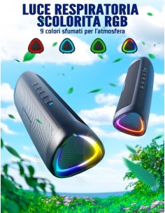 UOHHBOE C27C Cassa Bluetooth Portatile Potente 30W... 2