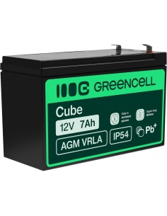 GreenCell AGM04 Batteria al piombo per UPS 12 V 7 Ah