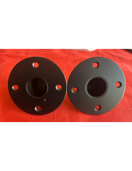 Montarbo 2 X FLANGIA FERRO INSERTO ADATTATORE CASSE ACUSTICHE BICCHIERE STATIVO