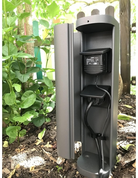 BOLD 19448 VOLO Multi Presa da giardino da esterno, antracite 2x Schuko
