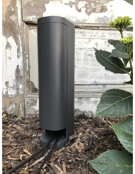 BOLD 19448 VOLO Multi Presa da giardino da esterno, antracite 2x Schuko