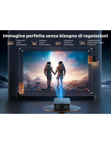 TOPTRO X9 Proiettore 4k Compatible with...