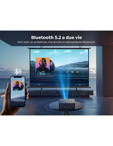 TOPTRO X9 Proiettore 4k Compatible with...