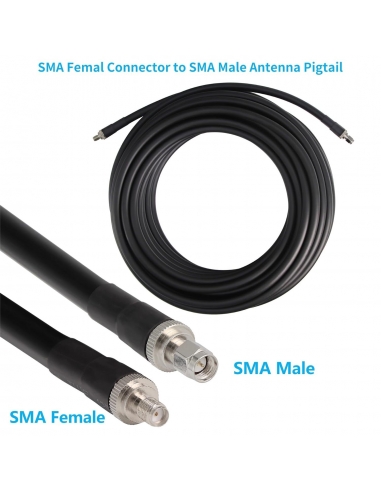 Gemek S-LMR400 Cavo coassiale antenna  SMA...