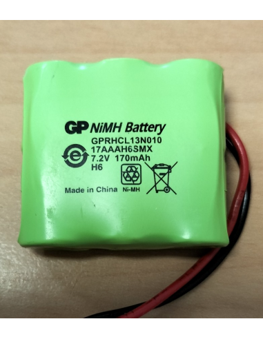 GP Batteria Ricaricabile NiMH GPHCL13N010 7,2 V...
