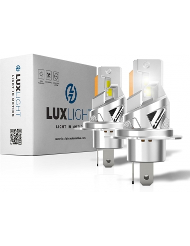LUXLIGHT Lampadina LED H4/H19 30000LM Fari...