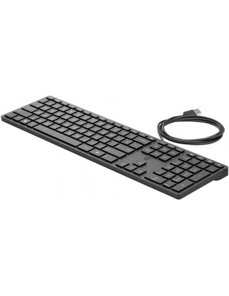 HP Keyboad 320K Tastiera per Computer Layout Italiano QWERTY Universale a filo.