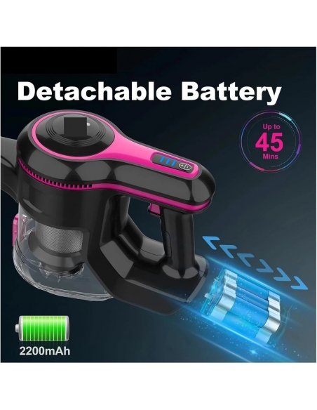 Batteria N5T ricaricabile 2200 mAh per Aspirapolvere INSE agli ioni di litio